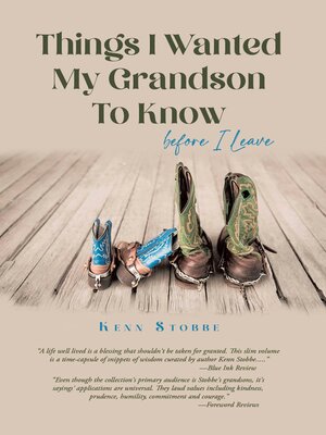 cover image of Things I Wanted My Grandson to Know before I Leave